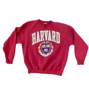 Vintage Harvard Collegiate Crew Neck Sweatshirt